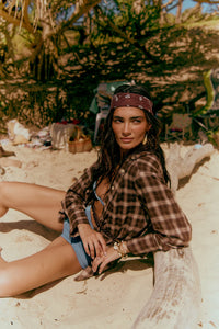 Canyon Austin Flannel Shirt ~ Chocolate