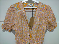 Jean Maxi Dress Forget Me Not Print Kenzie Tenzie