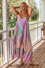 Kimi Maxi Dress Lavender Haze print Kenzie Tenzie