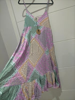 Kimi Maxi Dress Lavender Haze print Kenzie Tenzie