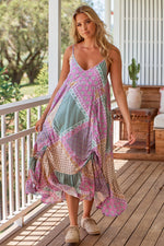 Kimi Maxi Dress Lavender Haze print Kenzie Tenzie