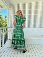Carmen Maxi Dress Kiva print
