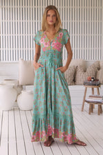 Romi Maxi Dress in Meadowland Print