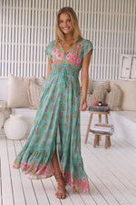 Romi Maxi Dress in Meadowland Print