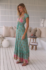 Romi Maxi Dress in Meadowland Print