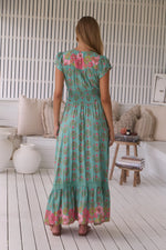 Romi Maxi Dress in Meadowland Print