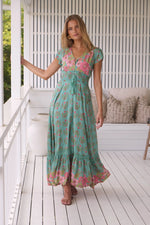 Romi Maxi Dress in Meadowland Print