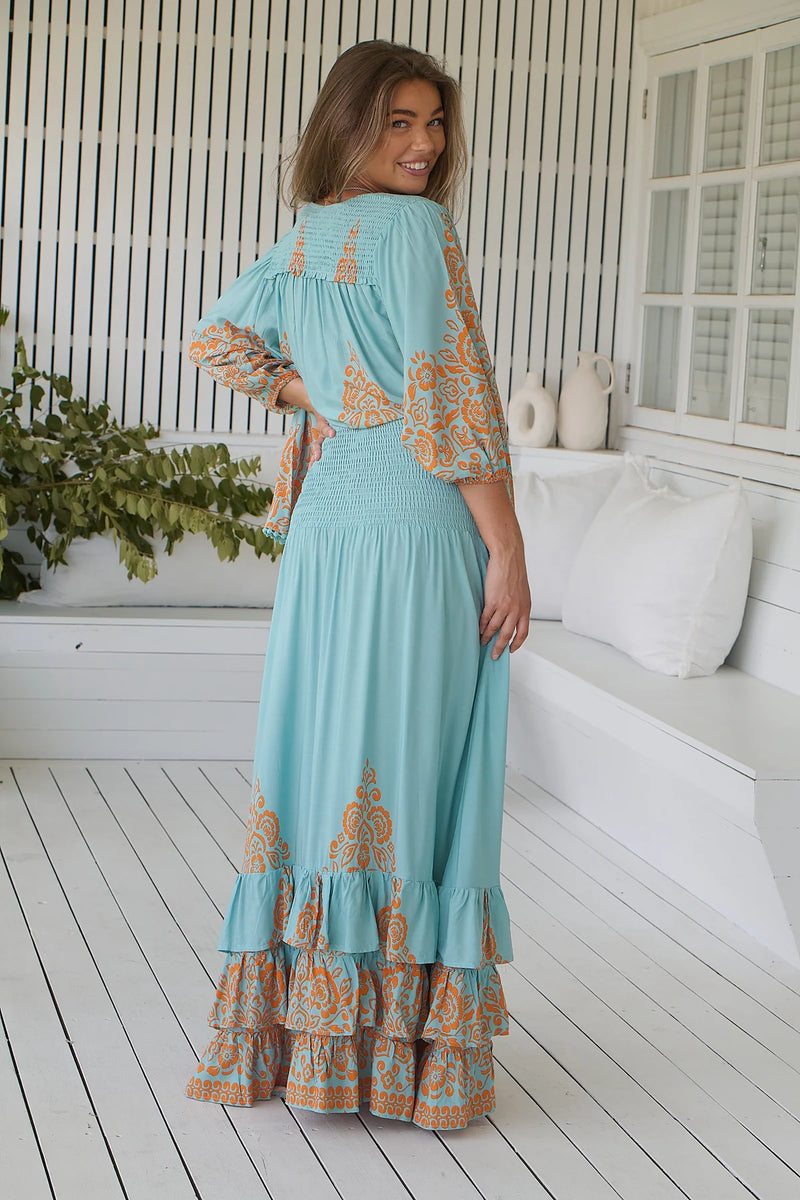 Samba Maxi Dress Arabian Nights print