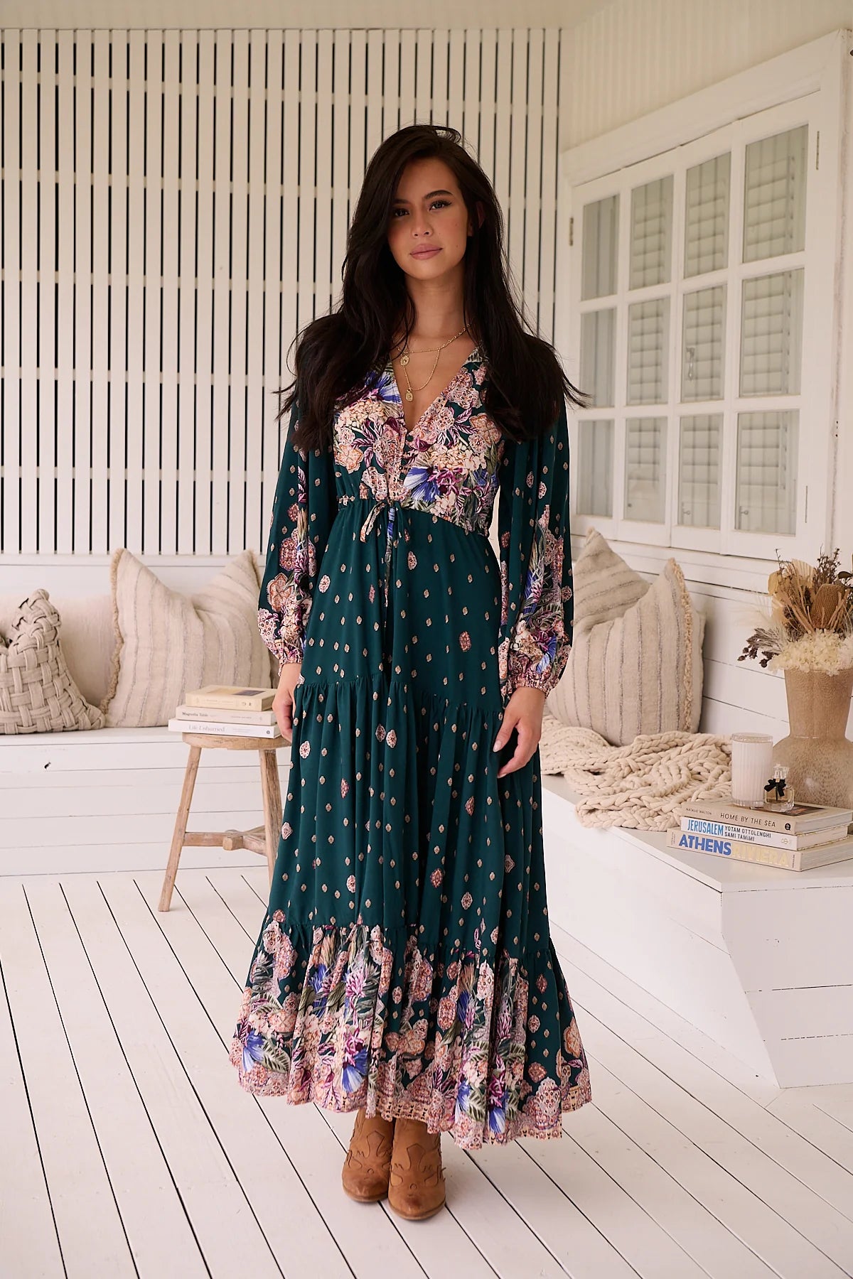 Teresa Maxi Dress ~ Estella Print