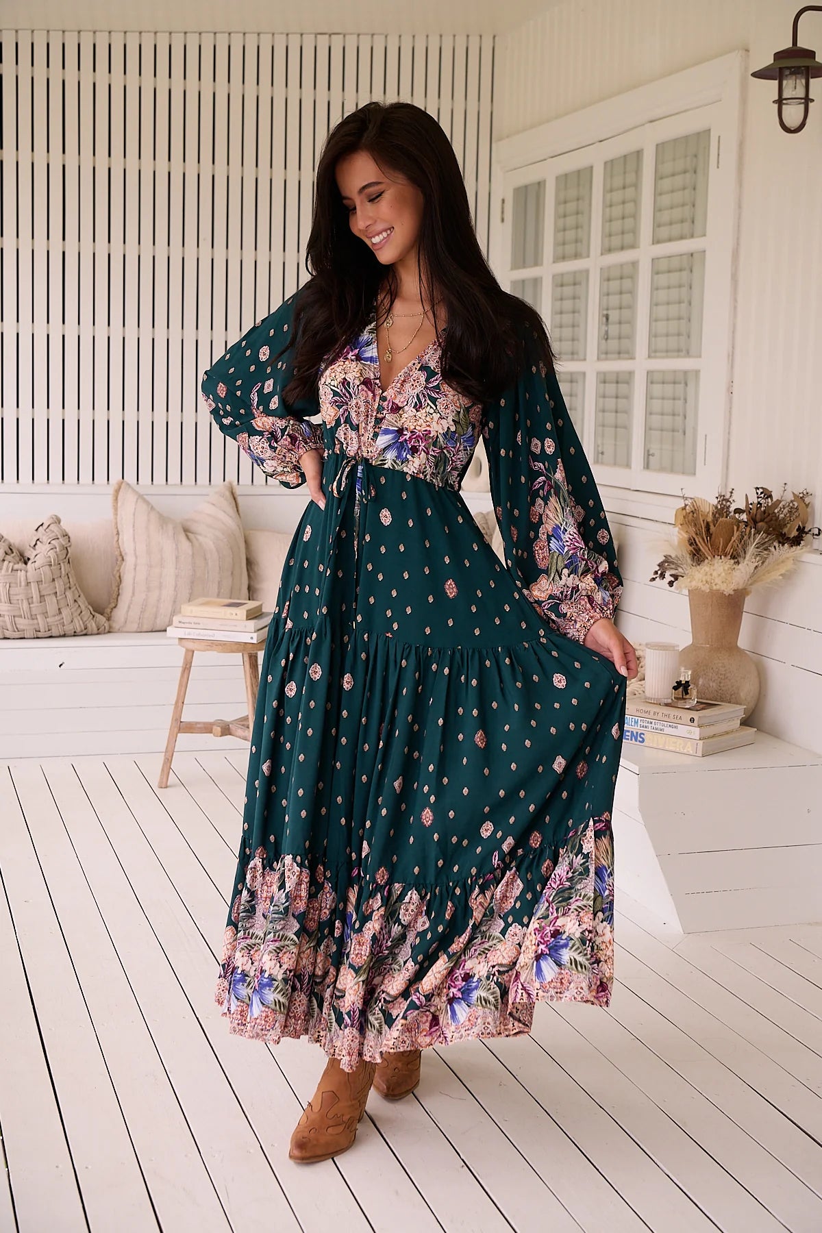 Teresa Maxi Dress ~ Estella Print