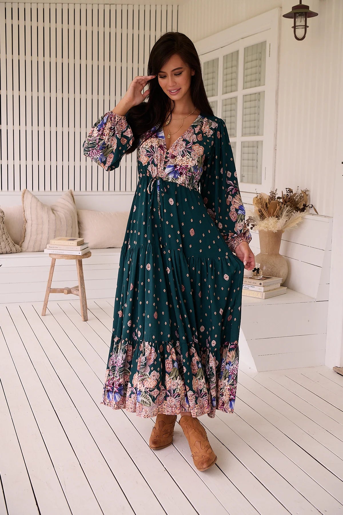 Teresa Maxi Dress ~ Estella Print