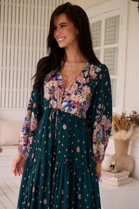 Teresa Maxi Dress ~ Estella Print