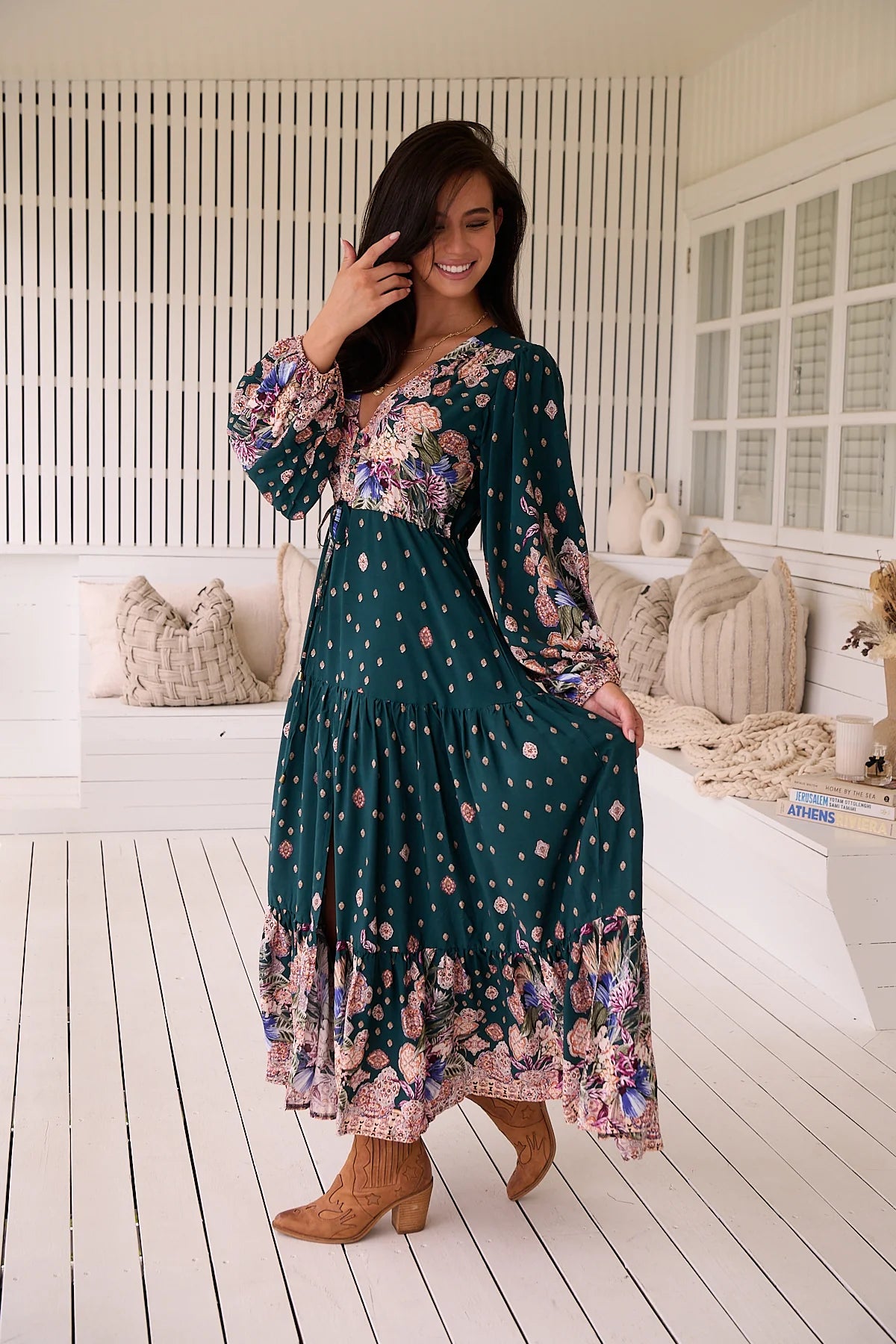 Teresa Maxi Dress ~ Estella Print