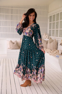 Teresa Maxi Dress ~ Estella Print