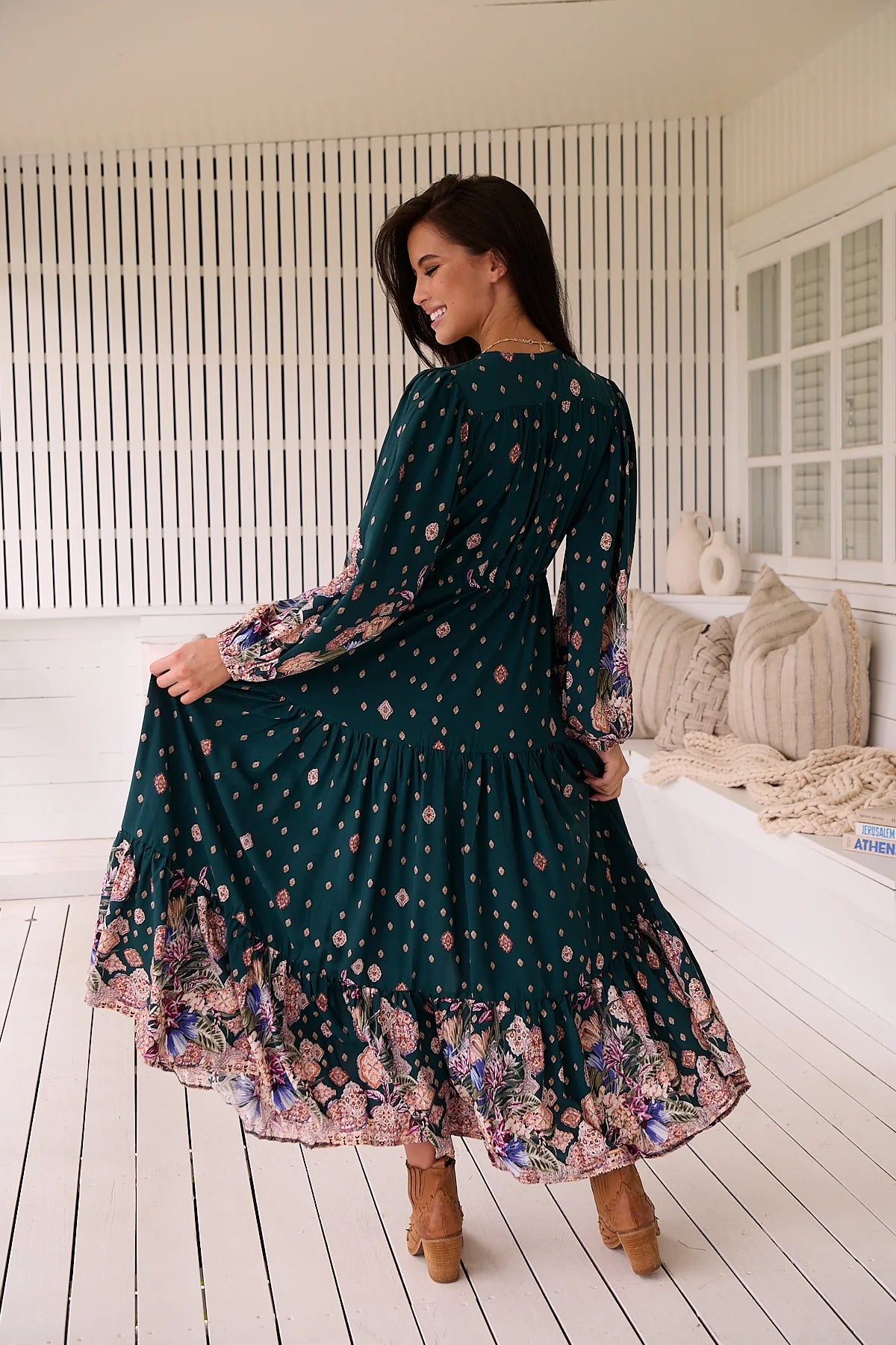 Teresa Maxi Dress ~ Estella Print