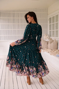 Teresa Maxi Dress ~ Estella Print