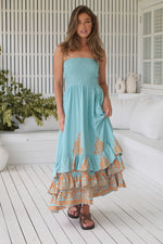 Samba Maxi Dress Arabian Nights print