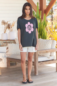 Vintage Tee ~ Here comes the Sun ~ Grey