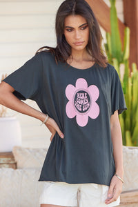 Vintage Tee ~ Here comes the Sun ~ Grey