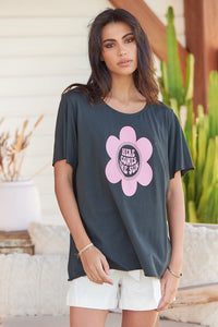 Vintage Tee ~ Here comes the Sun ~ Grey