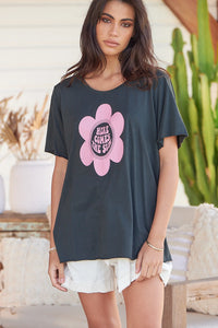 Vintage Tee ~ Here comes the Sun ~ Grey