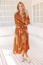 Tia Midi Dress Natalia Print