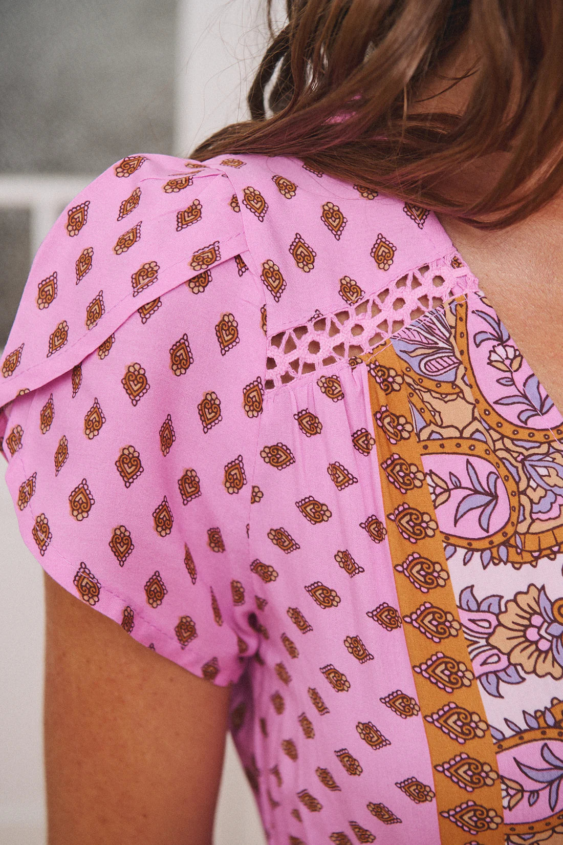 Carmen Maxi Dress ~ Venus Print