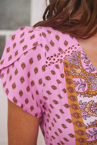 Carmen Maxi Dress ~ Venus Print