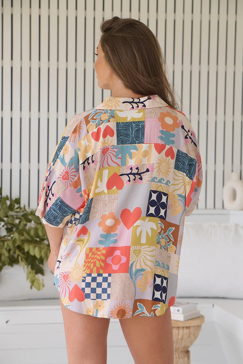 Samara Shirt Daisy Days Print