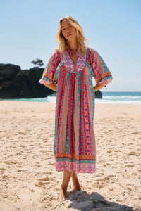 Boheme Midi Dress ~ Cedella Print