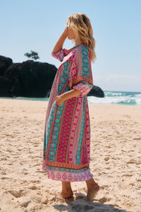 Boheme Midi Dress ~ Cedella Print