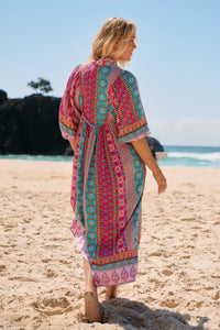 Boheme Midi Dress ~ Cedella Print