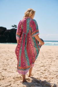 Boheme Midi Dress ~ Cedella Print