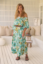 Hallie Maxi Dress Amaya print