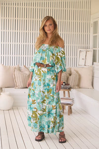 Hallie Maxi Dress ~ Amaya print
