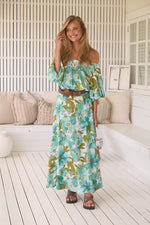 Hallie Maxi Dress Amaya print