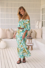 Hallie Maxi Dress Amaya print