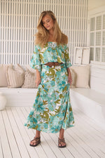 Hallie Maxi Dress Amaya print