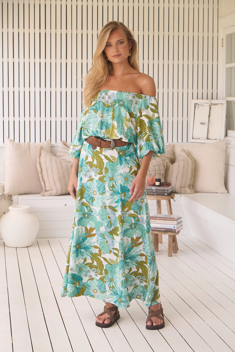 Hallie Maxi Dress Amaya print