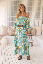 Hallie Maxi Dress Amaya print