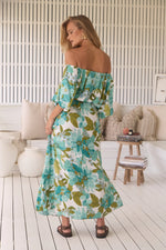 Hallie Maxi Dress Amaya print