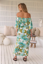 Hallie Maxi Dress Amaya print