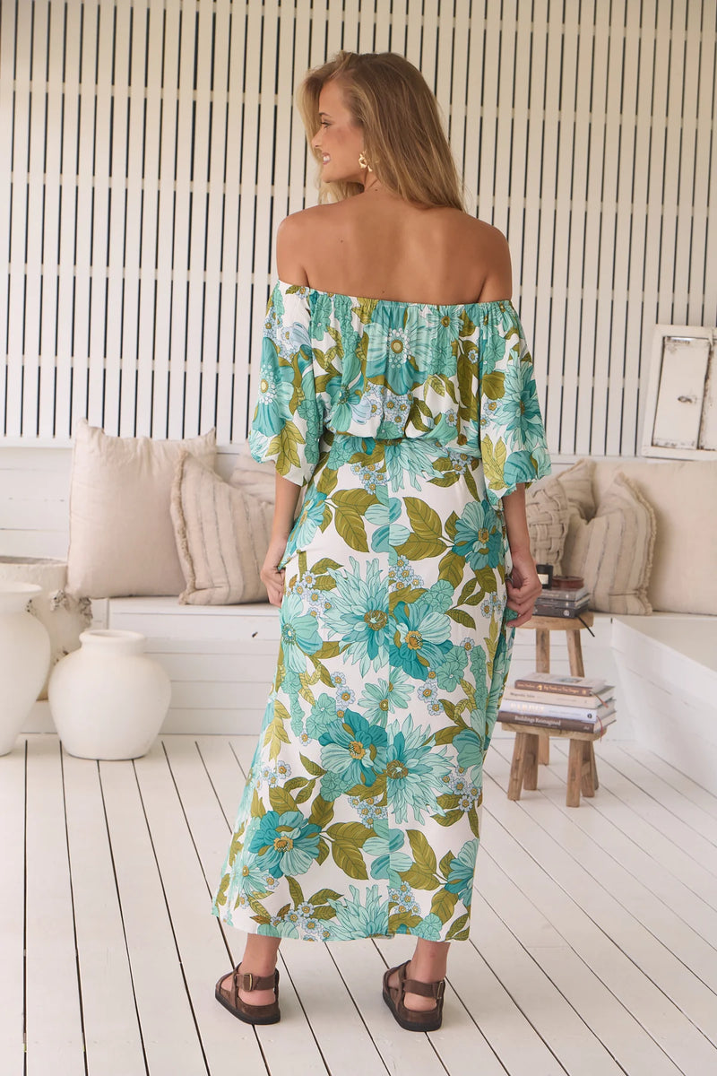Hallie Maxi Dress Amaya print