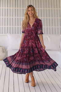 Eve Midi Dress Sadie Print