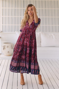 Eve Midi Dress Sadie Print