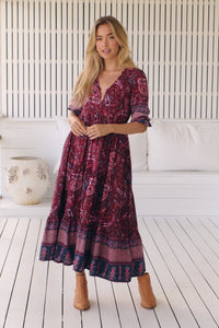 Eve Midi Dress Sadie Print