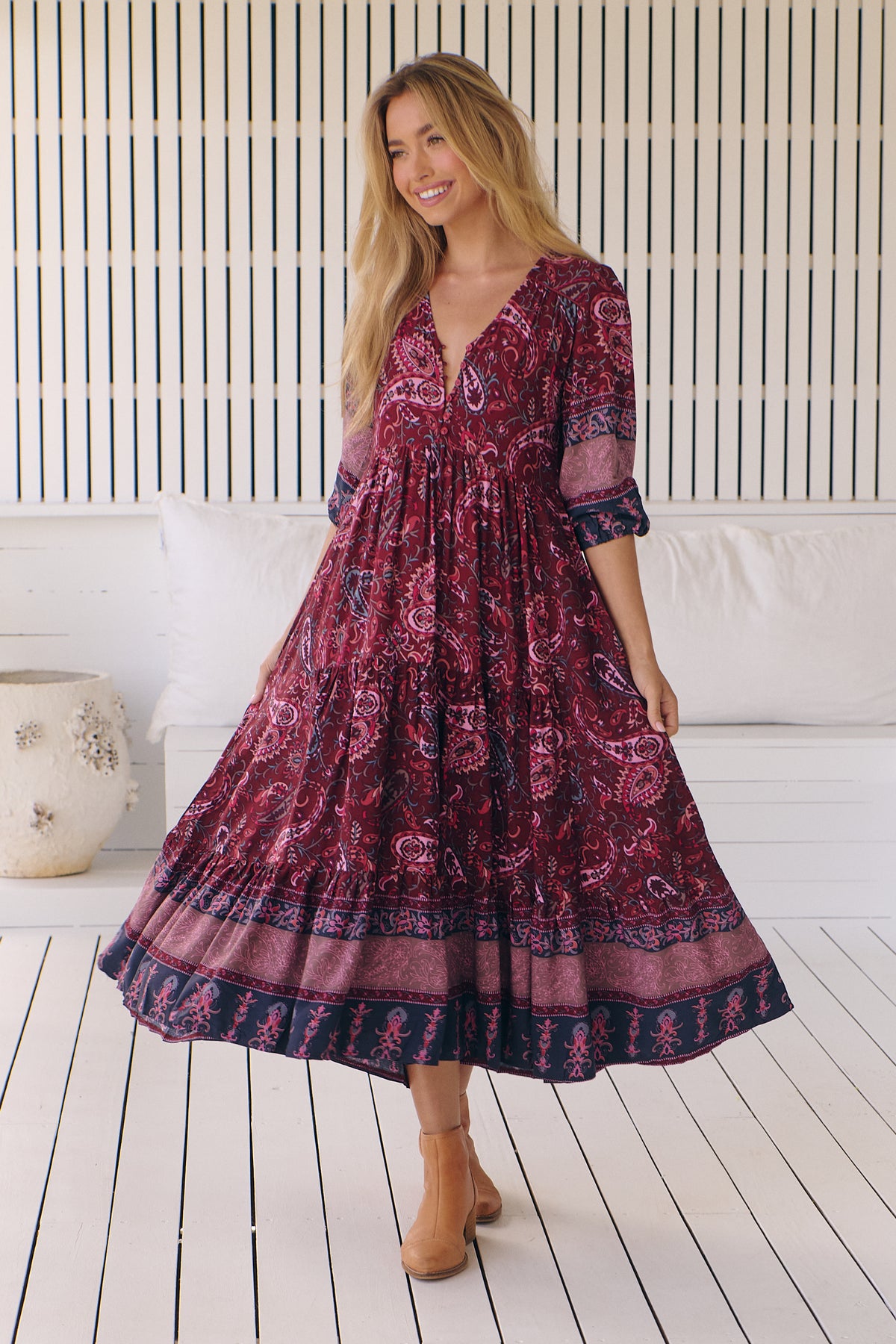 Eve Midi Dress Sadie Print