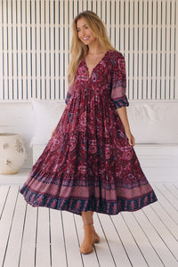 Eve Midi Dress Sadie Print