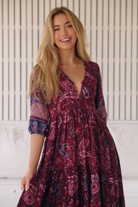 Eve Midi Dress Sadie Print