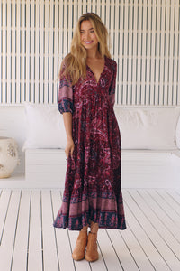 Eve Midi Dress Sadie Print